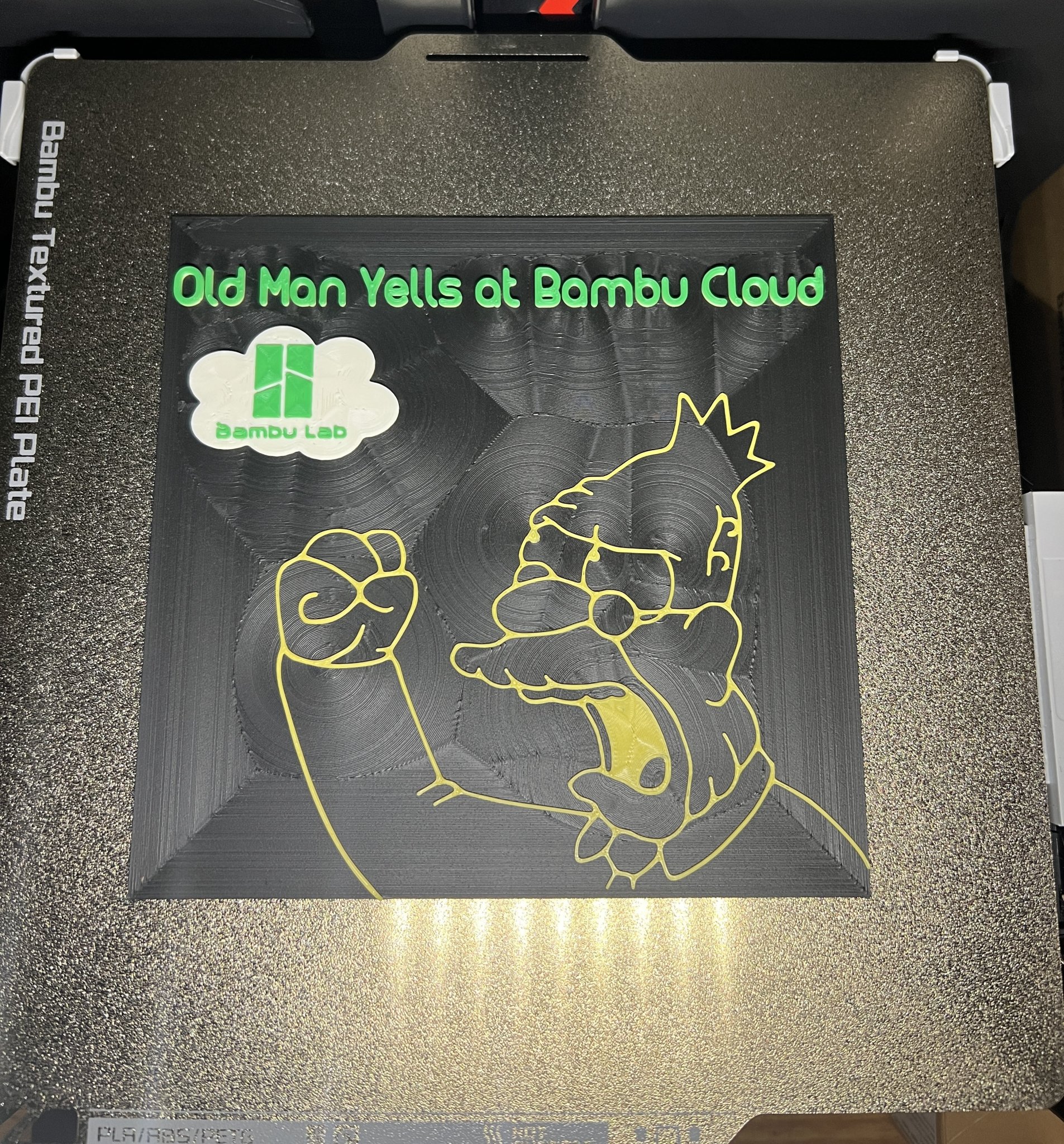 Ông lão la hét tại đám mây Bambu - AMS, MMU