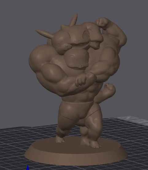 Nhân vật Pokemon kết hợp Ultra Swole thế hệ 1