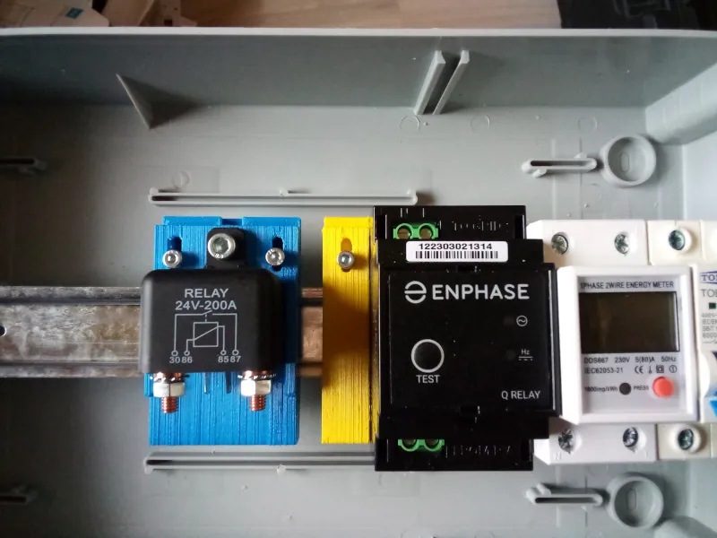 Giá đỡ DIN cho rơ le ô tô 200A