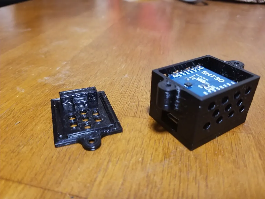 Vỏ máy nhỏ gọn cho D1 Mini với cảm biến nhiệt độ và độ ...