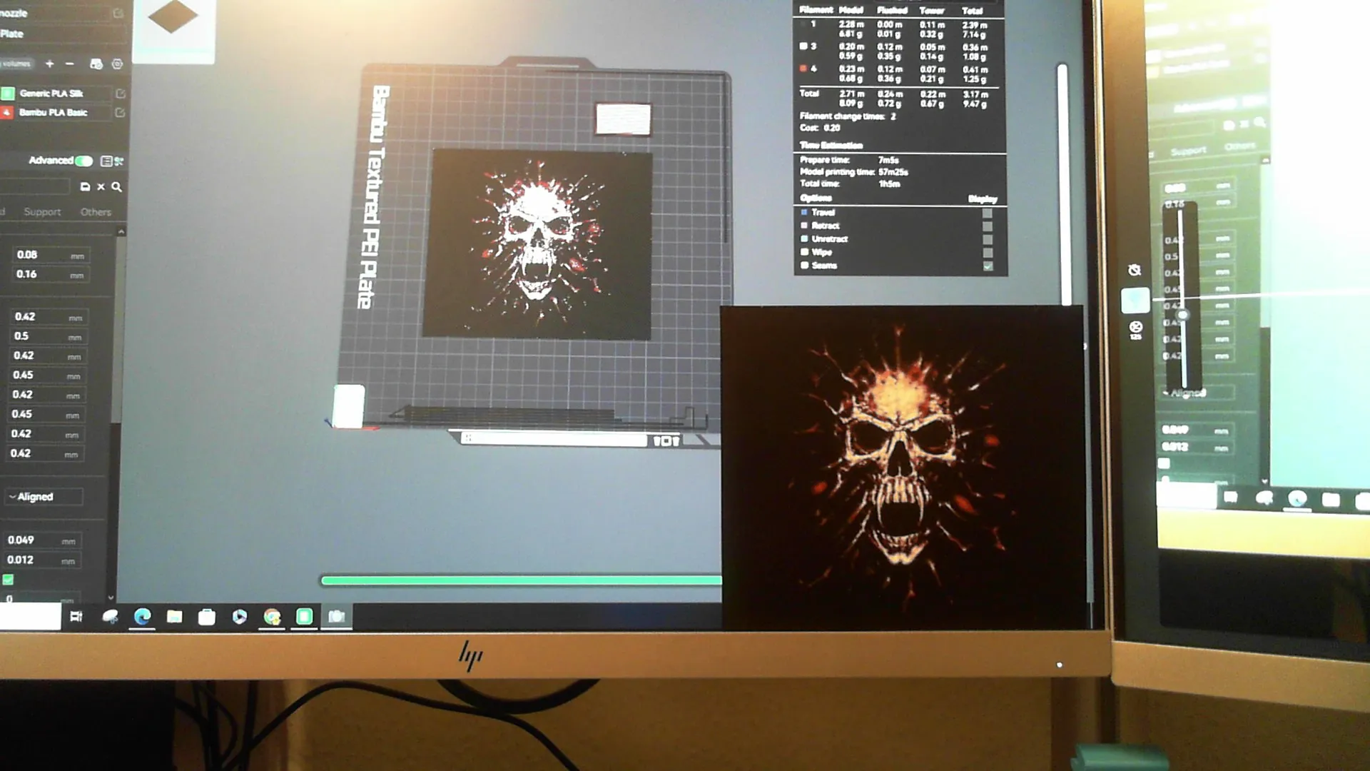 Hộp sọ Hueforge với thiết kế chi tiết và sắc nét