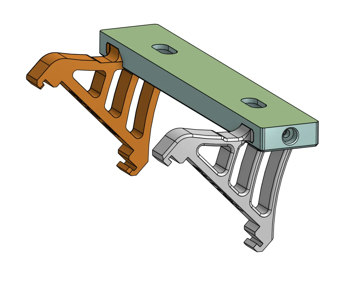 Giá đỡ LCD hướng xuống cho vỏ LACK Prusa
