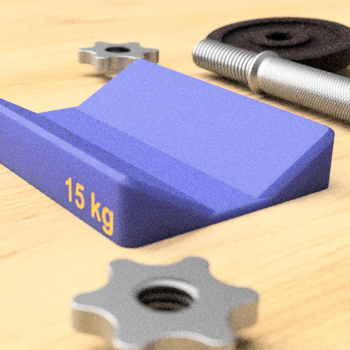 Giá đỡ tạ đơn giản cho một tay