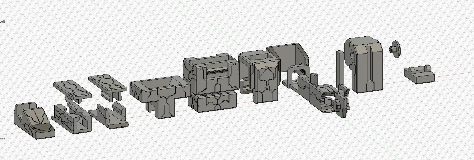 Chi tiết bộ giáp Lucky 13 với các đường panel