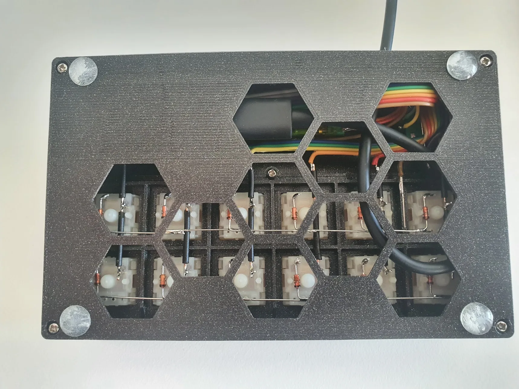 Bàn phím Macropad 12 phím với bộ mã quay và biến trở trượt