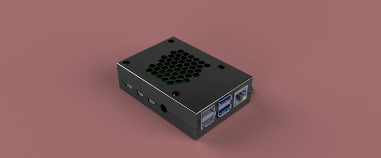 Vỏ Raspberry Pi cho Model 4b với lỗ thông khí