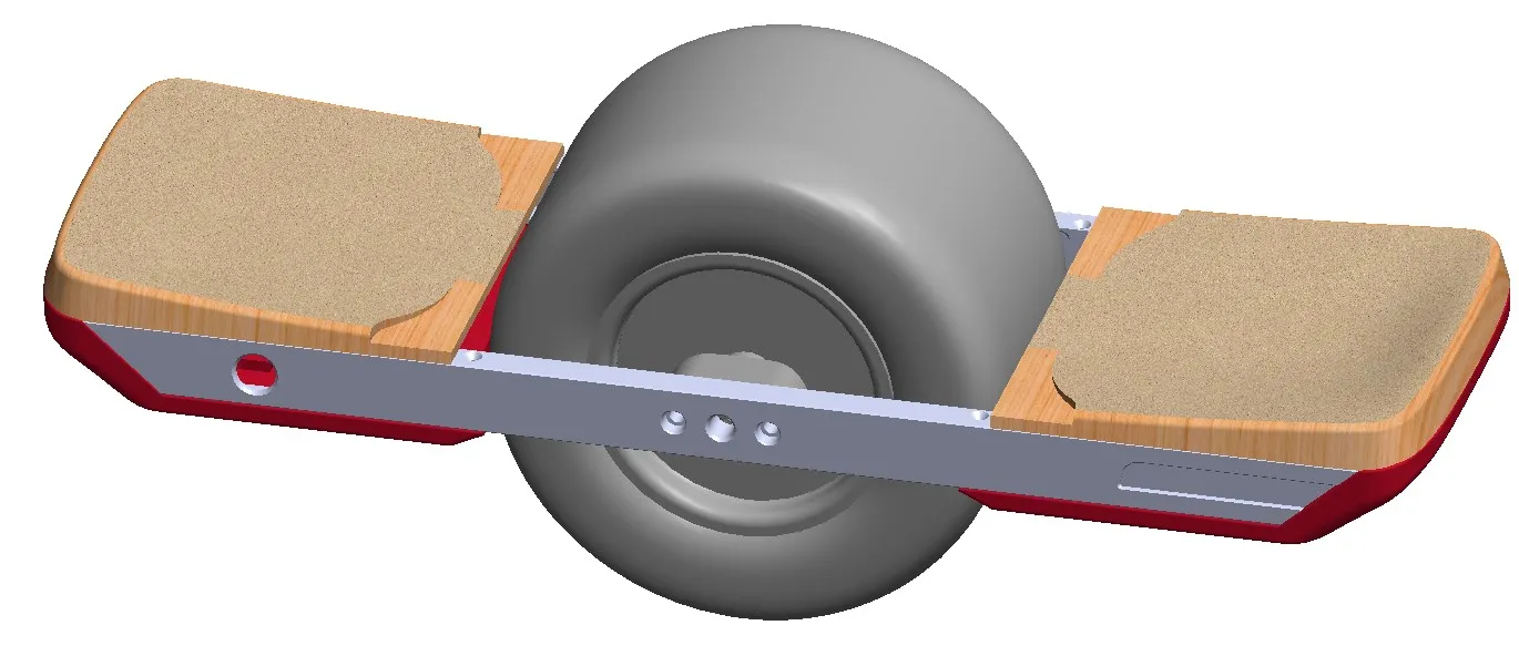 Mô hình xe điện một bánh FM XR DIY 3D