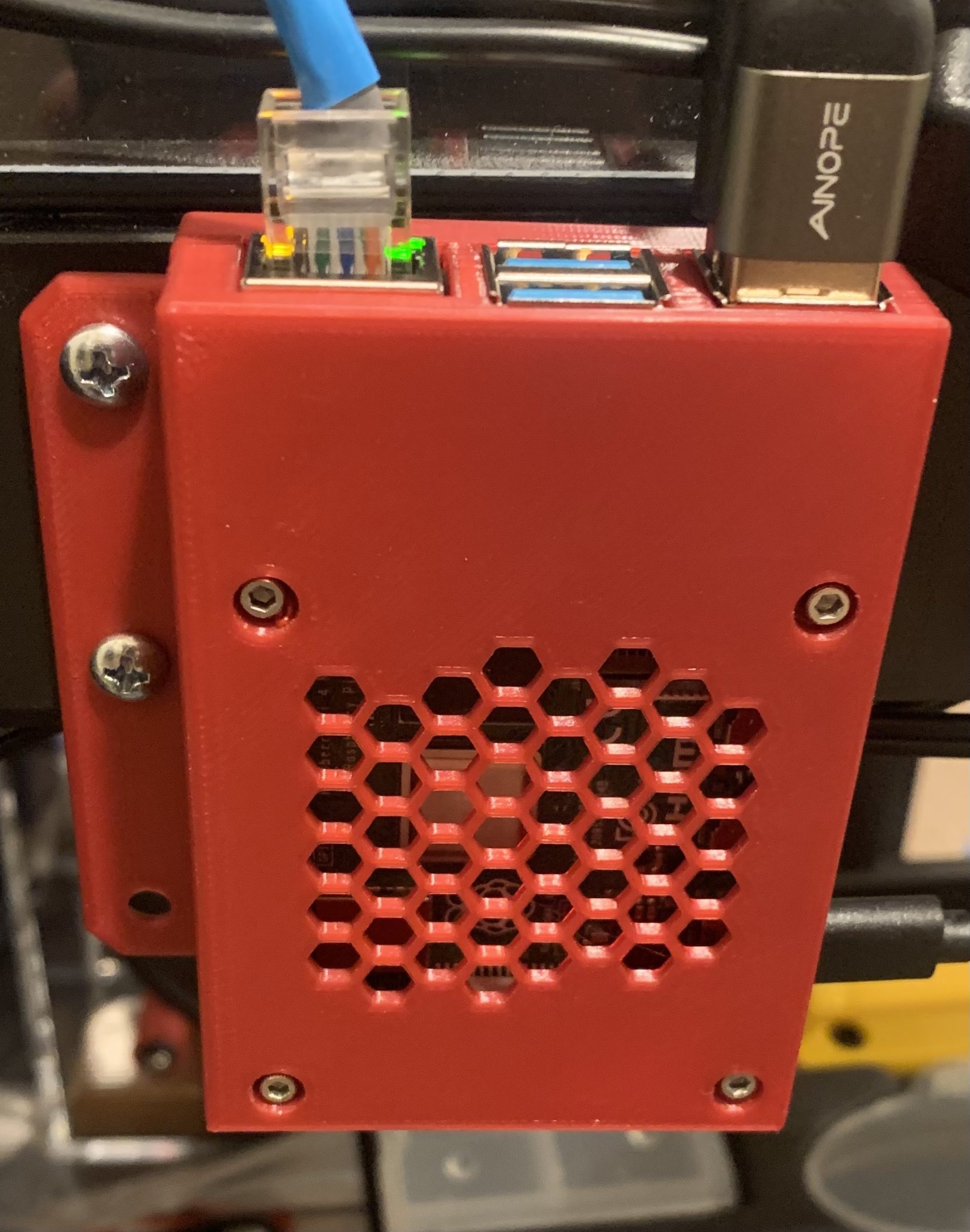 Vỏ Raspberry Pi cho Model 4b với lỗ thông khí