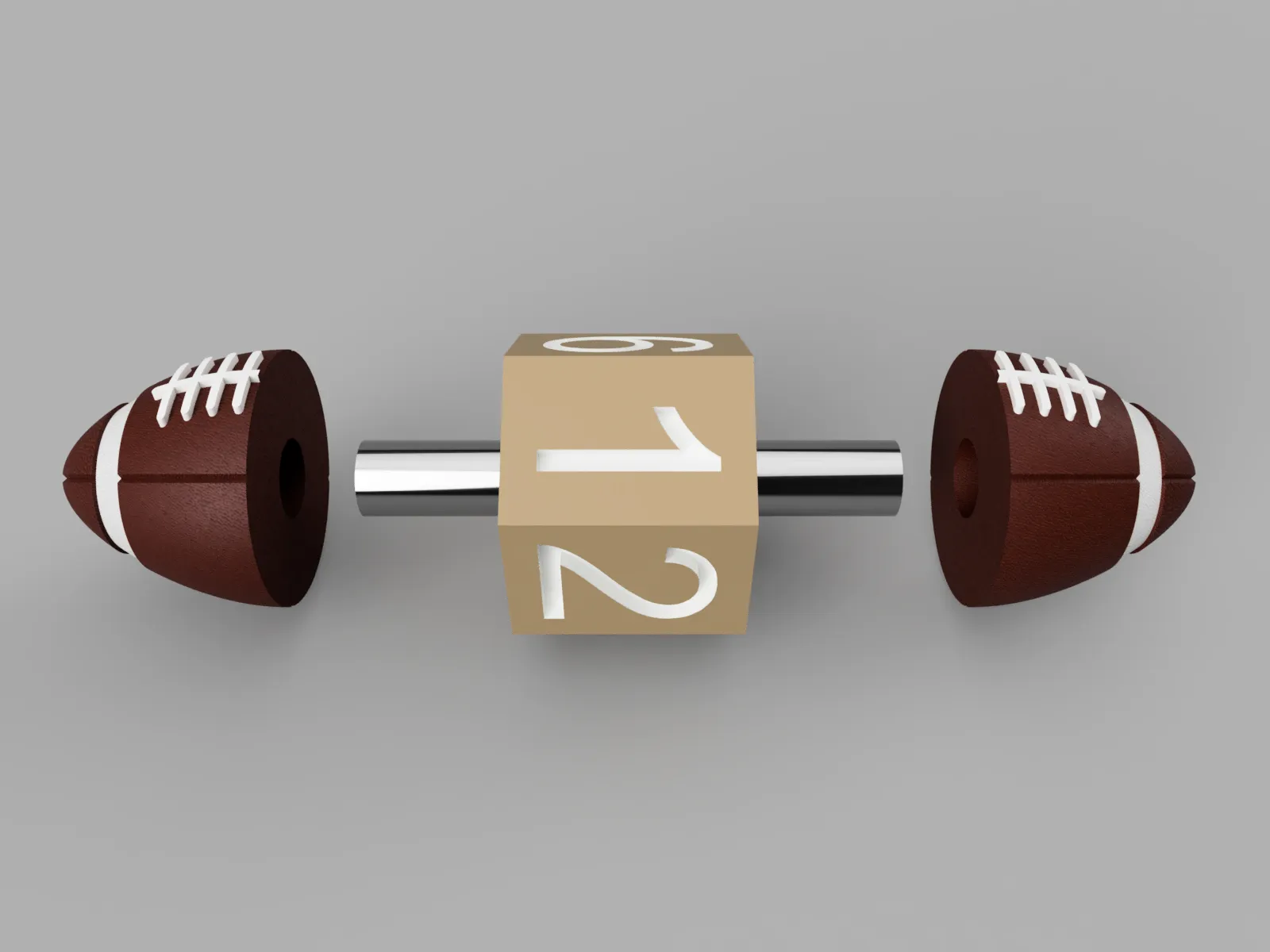 Xúc xắc bóng đá hình cầu D6 có 6 mặt