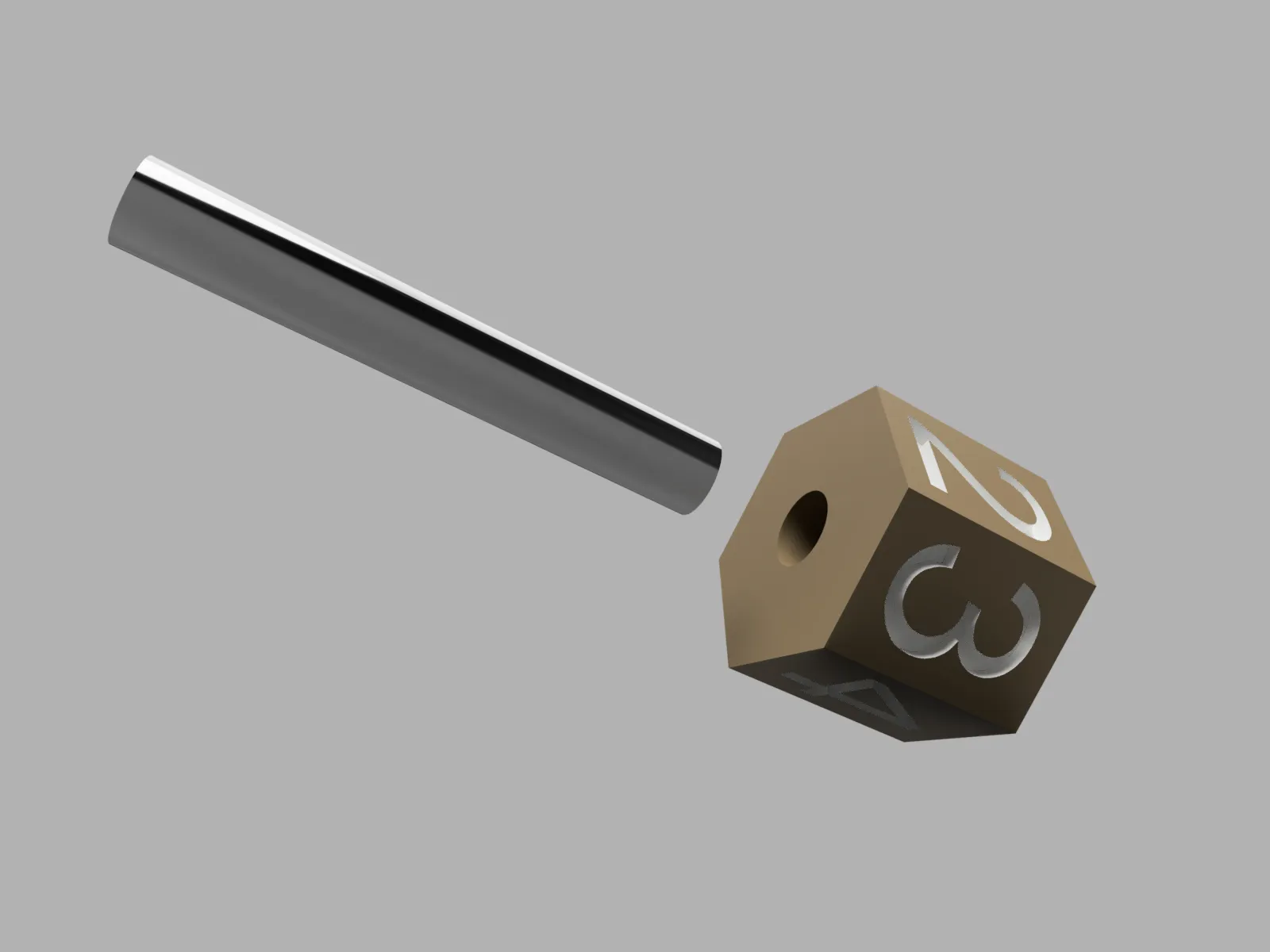 Xúc xắc bóng đá hình cầu D6 có 6 mặt