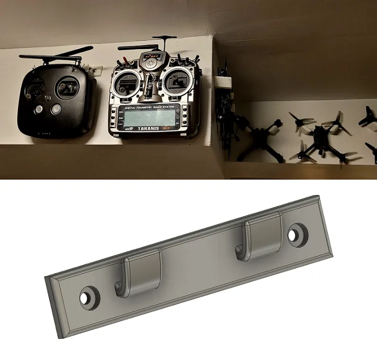 Giá đỡ tường cho bộ phát sóng Recursion - Taranis/DJI/Radiomaster/...