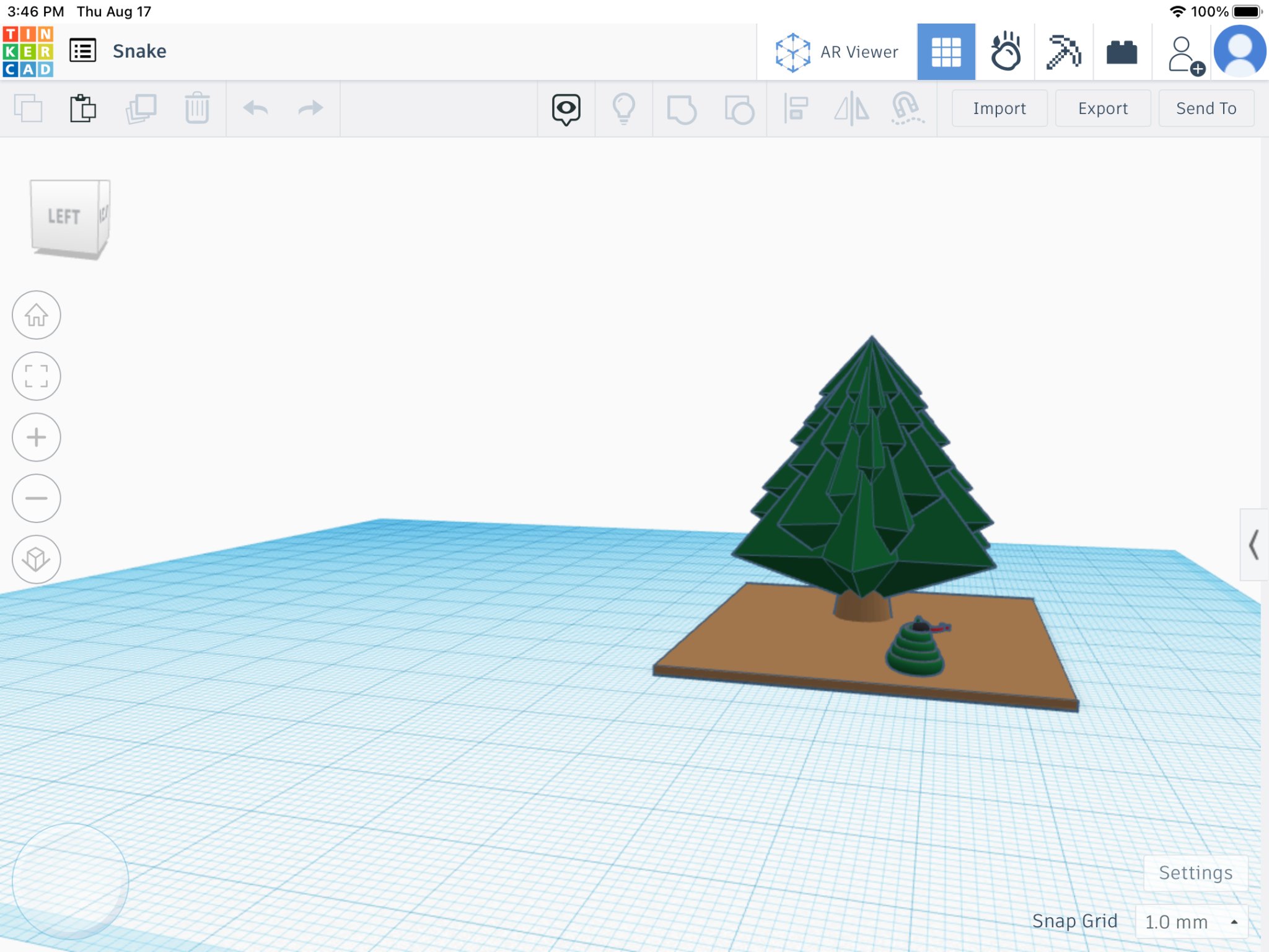 Con rắn 3D nghệ thuật độc đáo cho trang trí nội thất