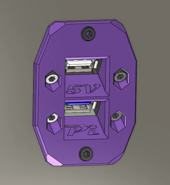 Ổ cắm USB cho vỏ máy in Ratrig V-Core 3