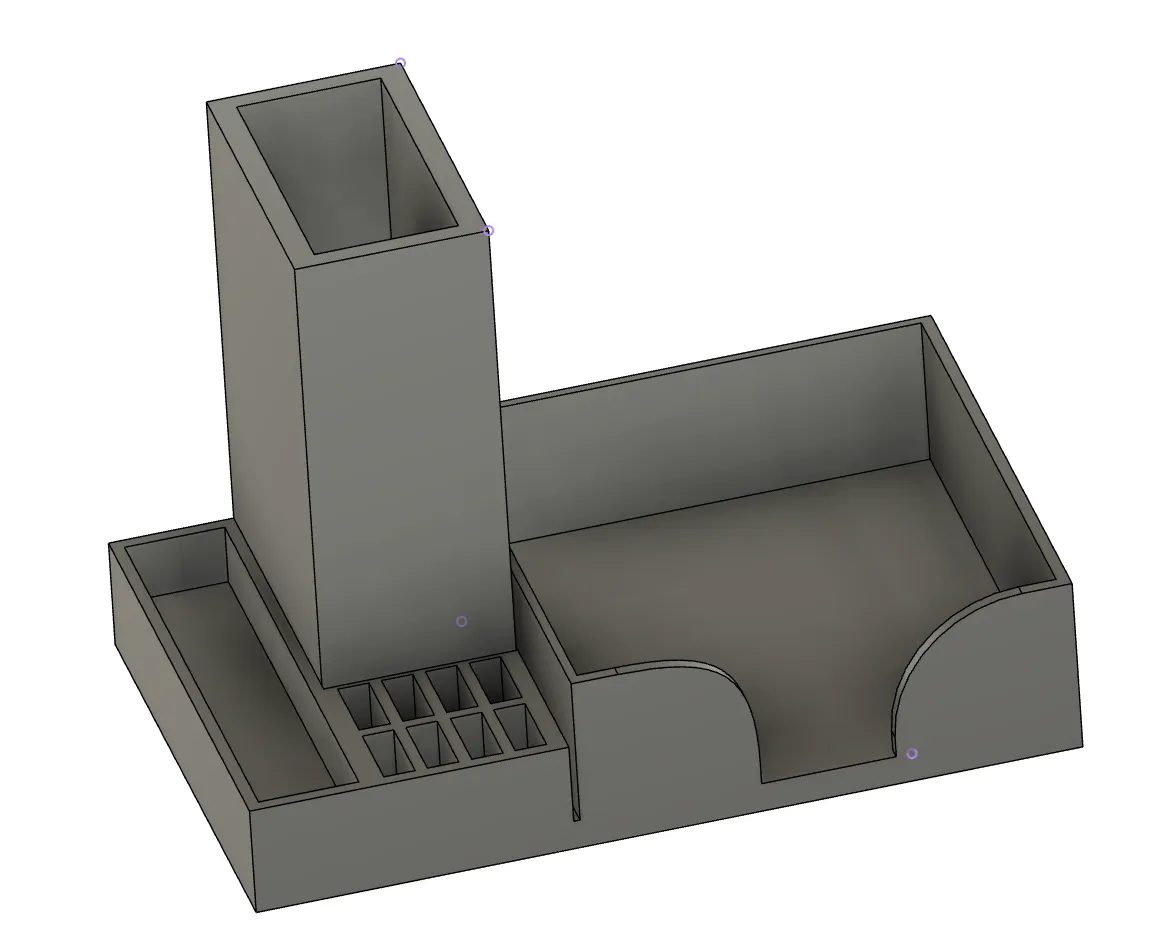 Giá đỡ bút và USB tiện lợi cho bàn làm việc