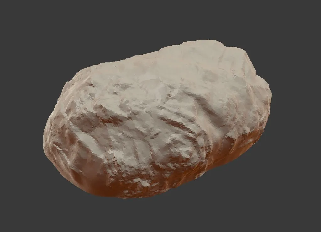 Hình dạng đá cho mô hình địa hình in 3D trong trò chơi chiến t...