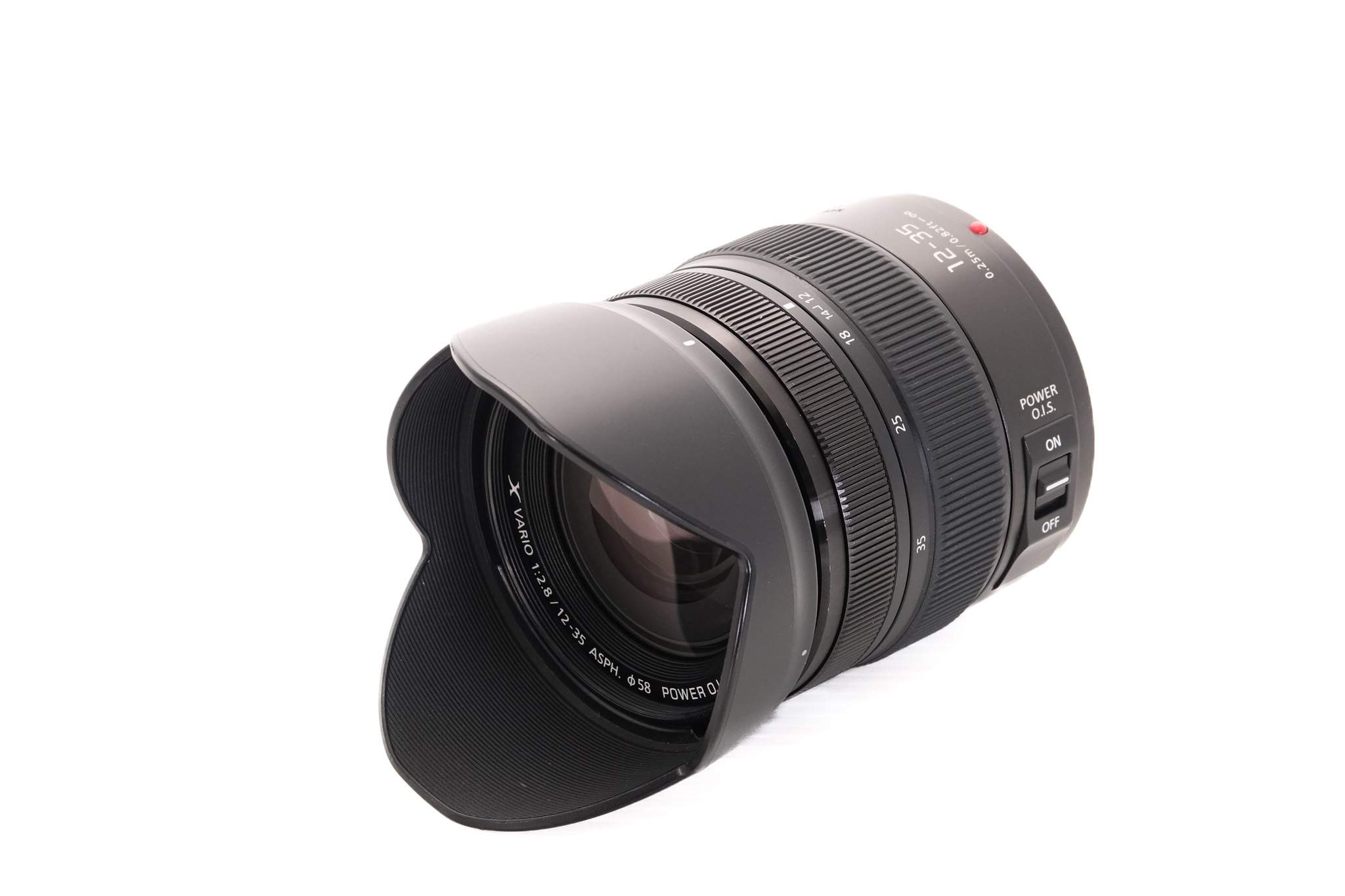 Nắp ống kính Lumix 12-35 f2.8 hoàn hảo cho máy ảnh m4/3