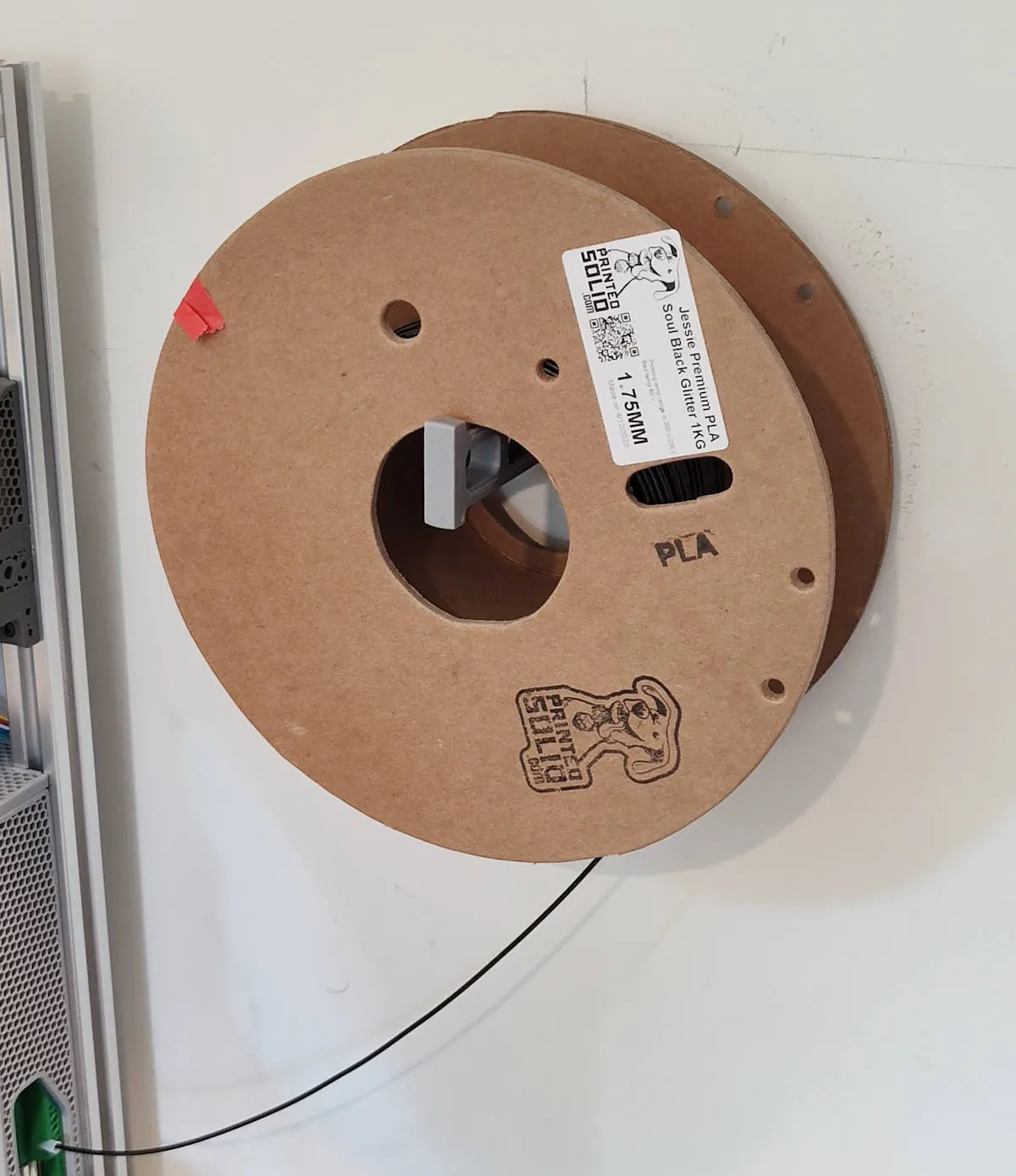 Giá đỡ cuộn filament gắn tường đơn giản kiểu Voron