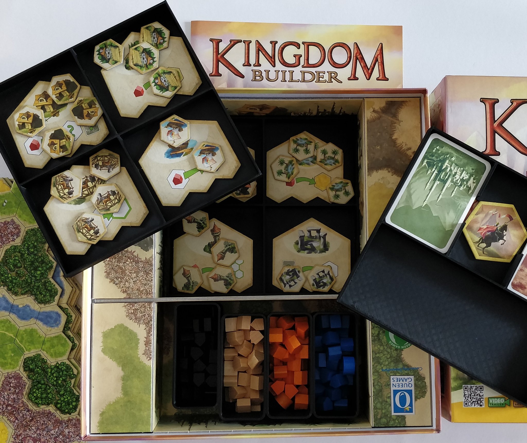 Bộ tổ chức trò chơi Kingdom Builder của Queen Games