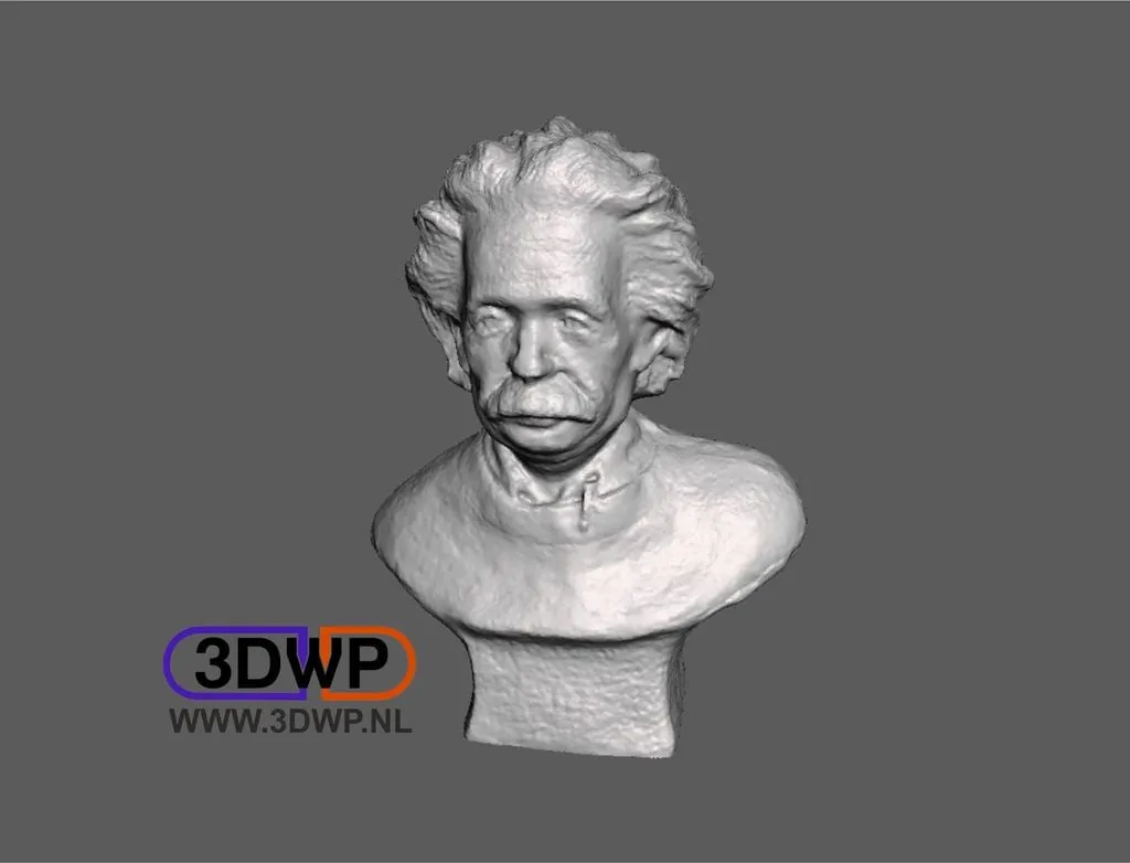 Tượng bán thân Albert Einstein quét 3D chất lượng cao