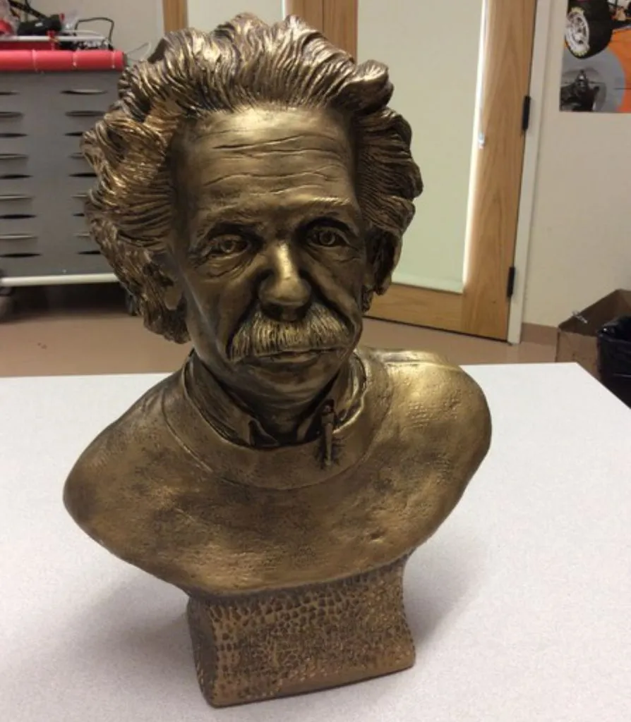 Tượng bán thân Albert Einstein quét 3D chất lượng cao