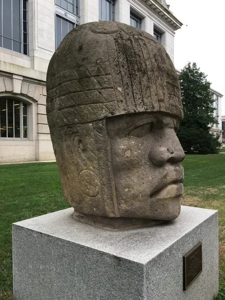 Biểu tượng đầu Olmec khổng lồ tại Smithsonian