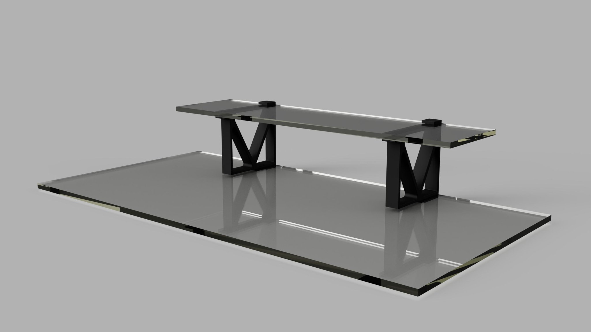 Giá đỡ màn hình nâng 250mm cho bàn làm việc