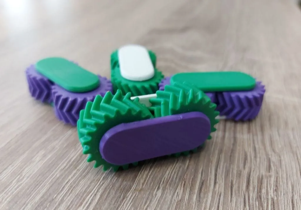 Bánh răng xoắn fidget tại Makersfestival Zwolle