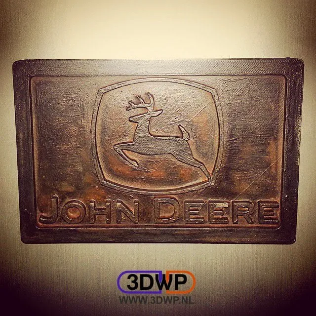 Biểu tượng biển hiệu John Deere treo tường