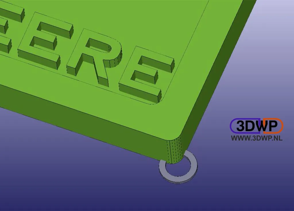 Biểu tượng biển hiệu John Deere treo tường