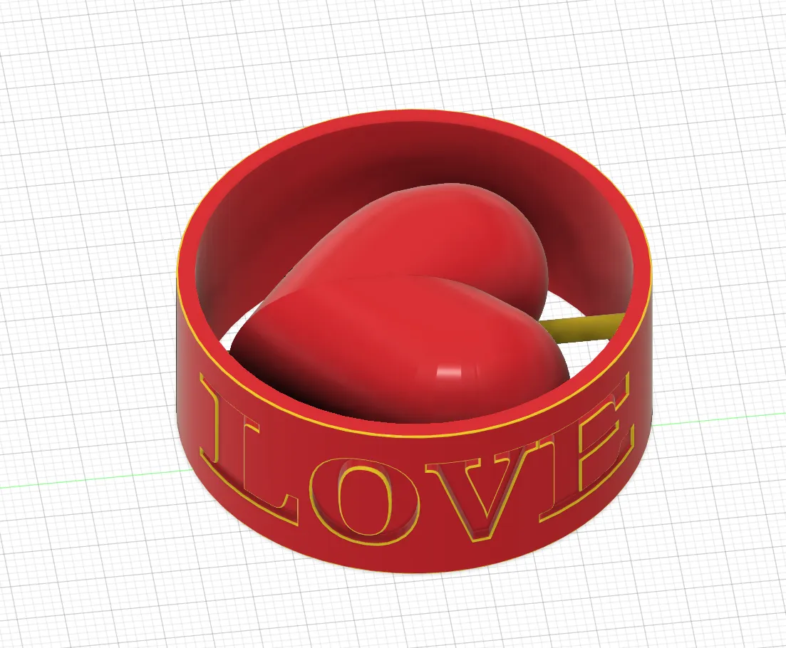 Trái tim xoay lấp lánh cho mùa xuân và lễ Phục sinh