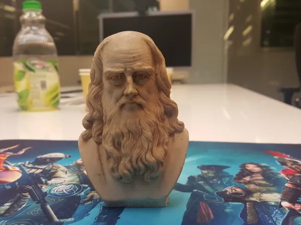 Tượng bán thân Leonardo da Vinci được quét 3D