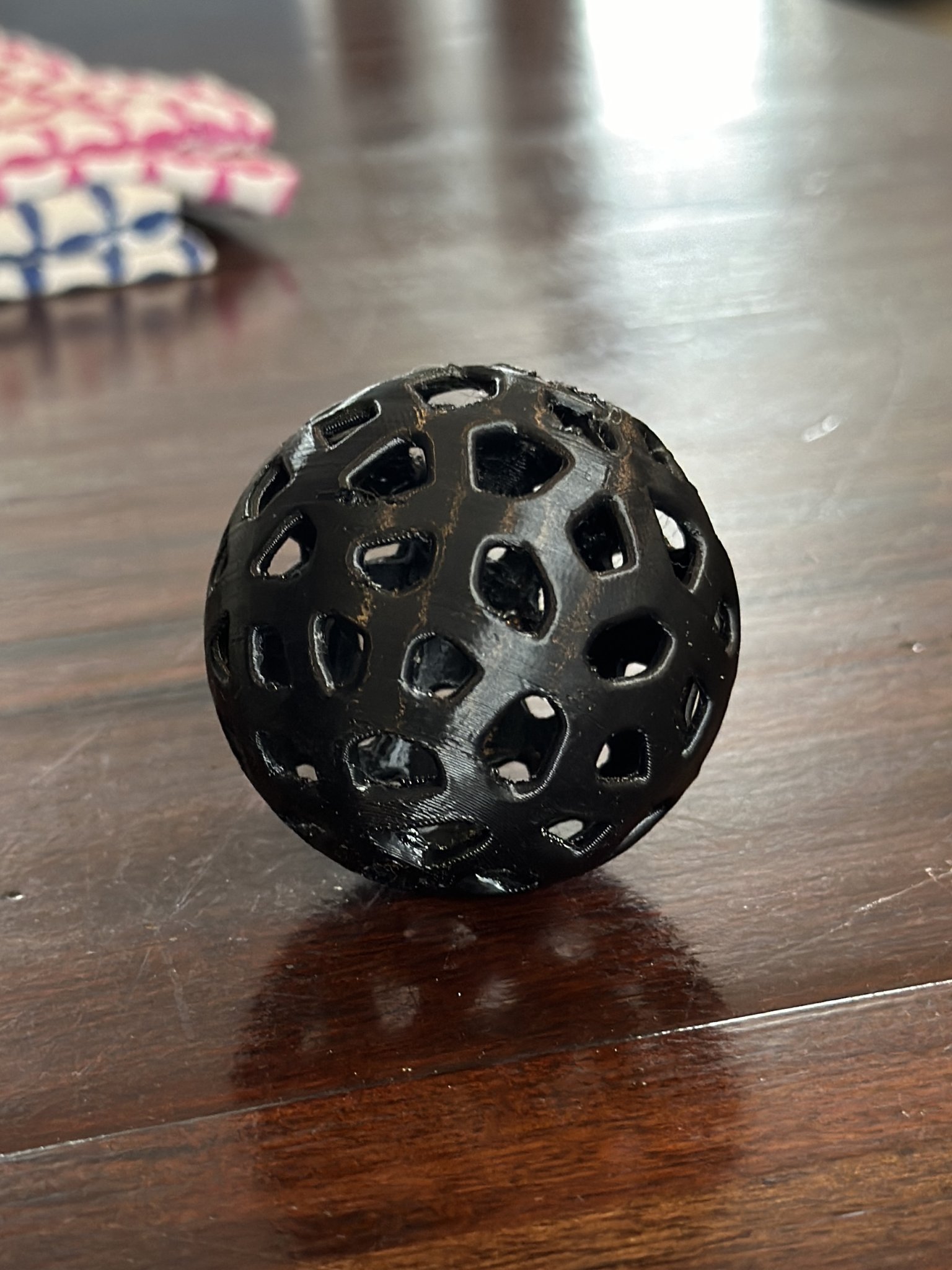 Cục bóng Voronoi dày cho in TPU không cần hỗ trợ