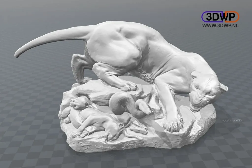 Tượng Georges Gardet - Drame Au Désert với chi tiết tinh xảo