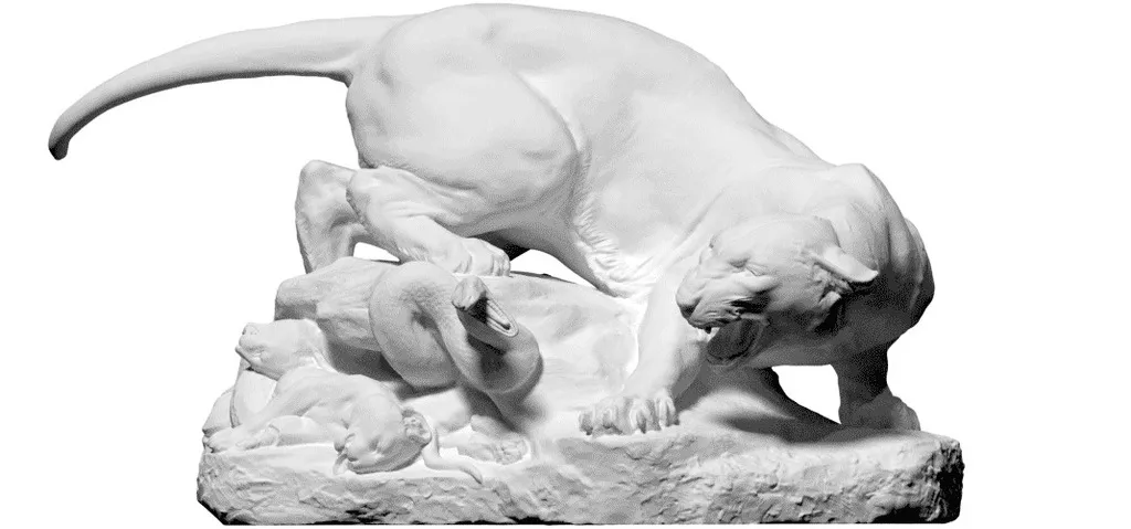 Tượng Georges Gardet - Drame Au Désert với chi tiết tinh xảo