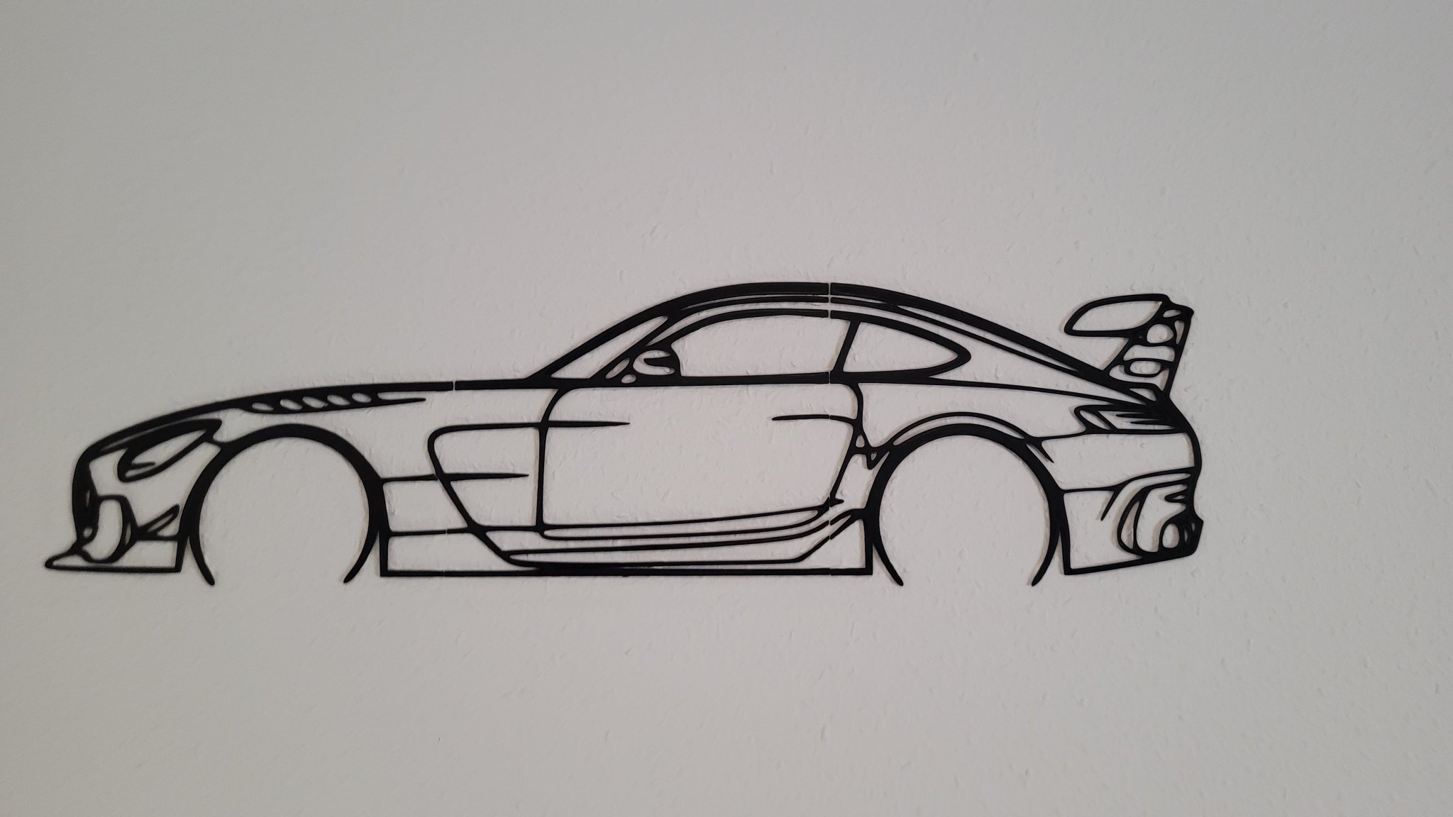 Hình bóng Mercedes AMG GT Black Series treo tường