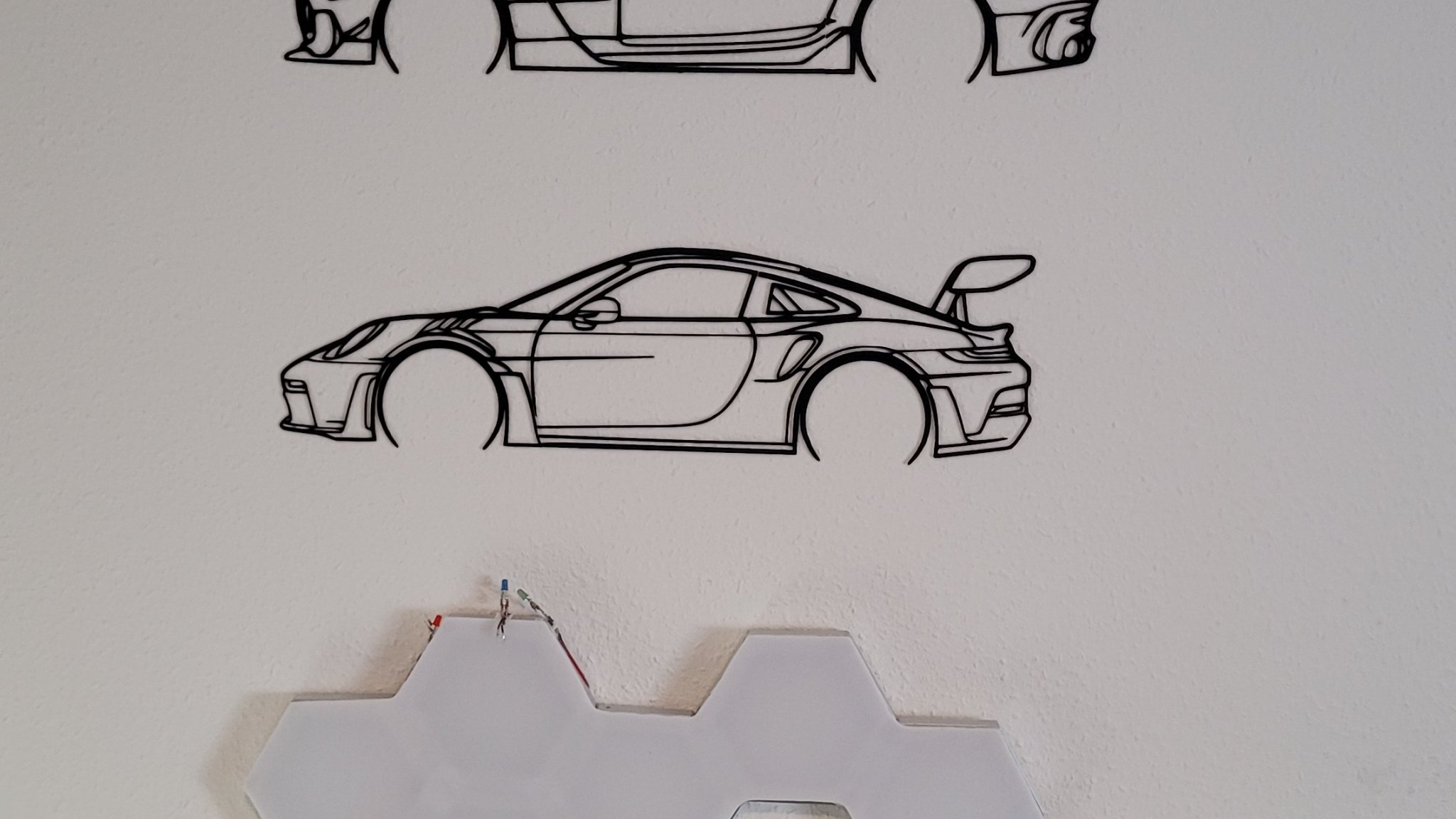 Hình bóng Mercedes AMG GT Black Series treo tường