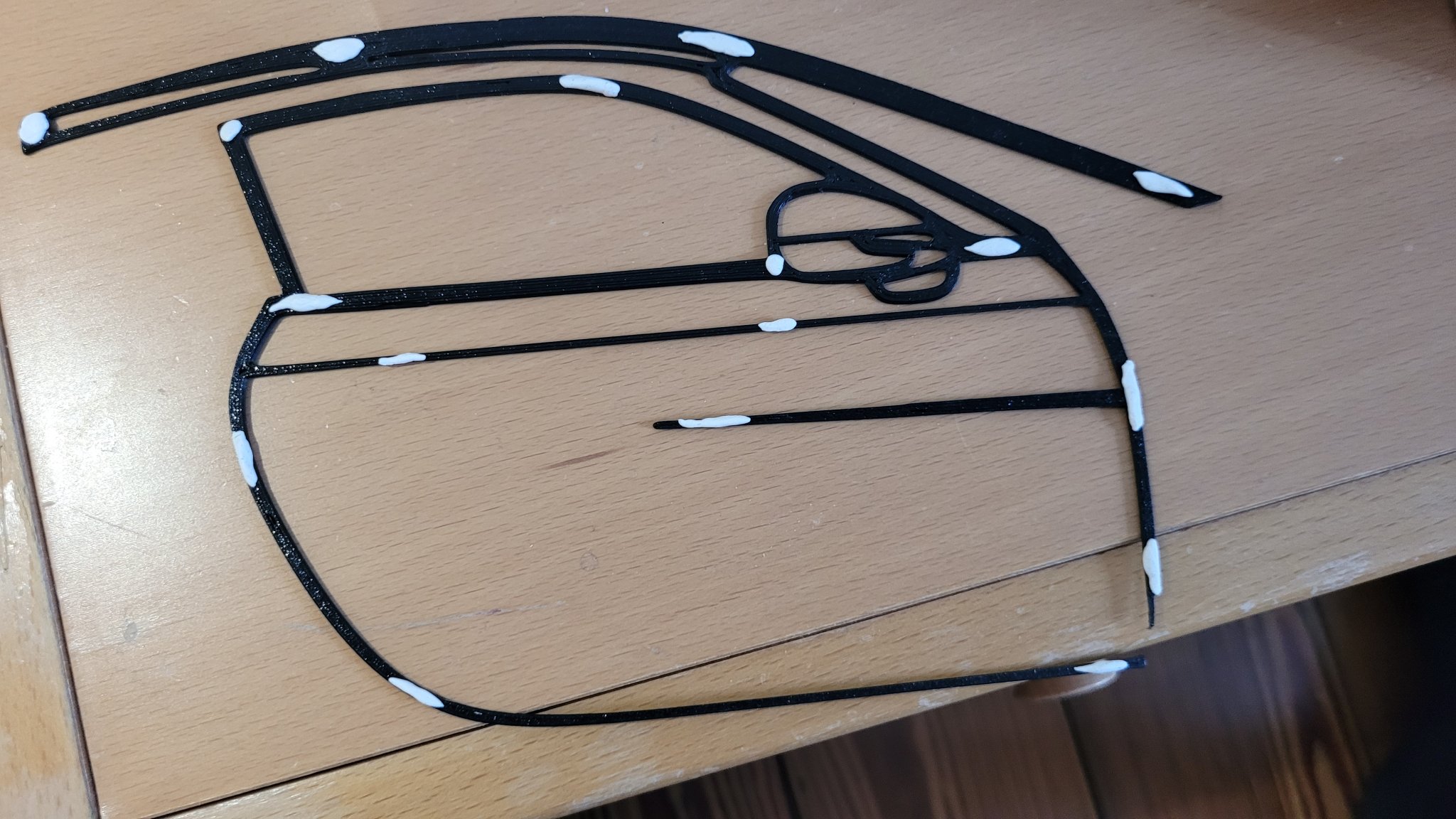 Hình bóng Mercedes AMG GT Black Series treo tường