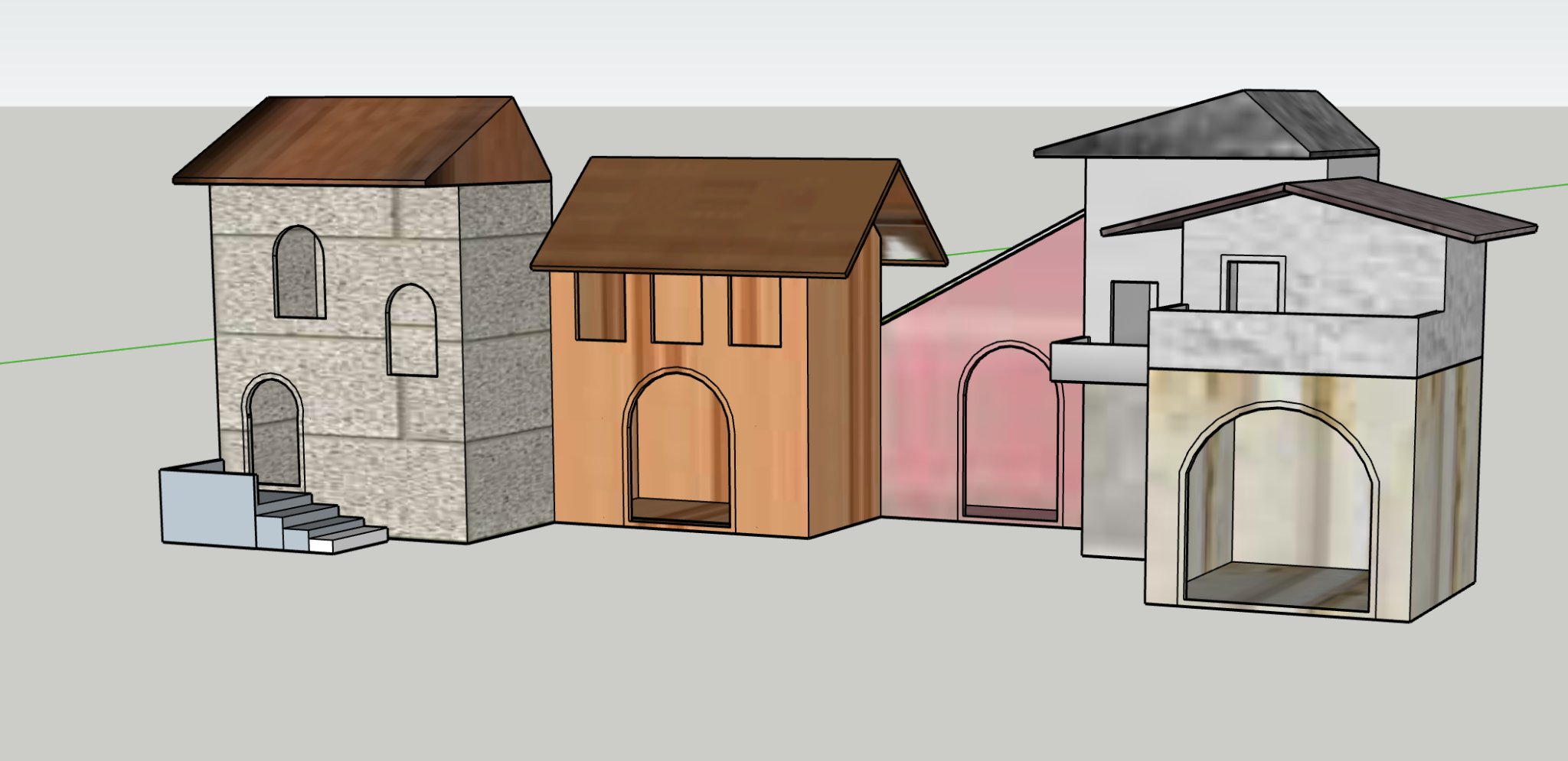 Nhà hộp cho bối cảnh Giáng sinh GT 19