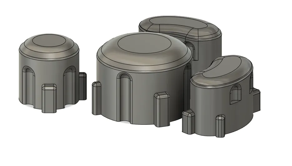 Nút gamecube thấp kiểu dáng của Qfox