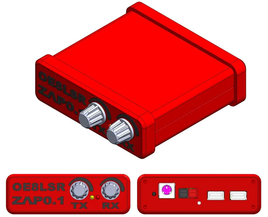 Khách hàng PAT Winlink cho Raspberry Zero với 9V USP