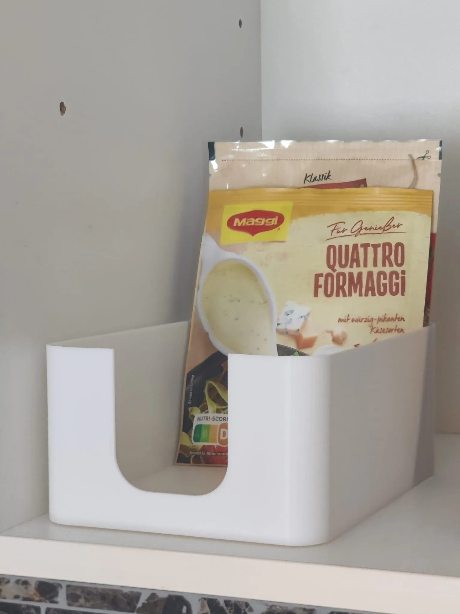 Hộp lưu trữ bếp cho túi Maggi, Knorr và tương tự