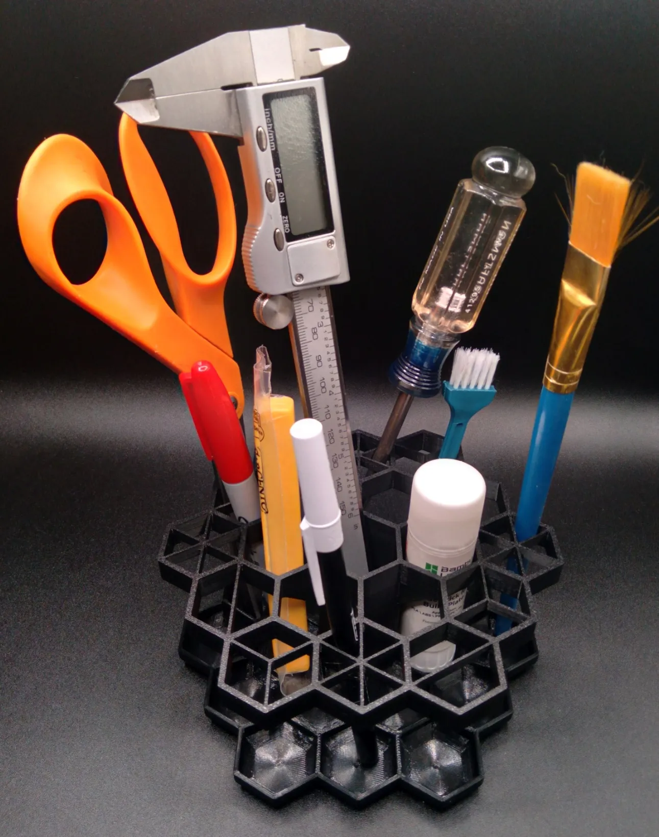 Giá đỡ tổ chức hình lục giác di động cho không gian làm việc