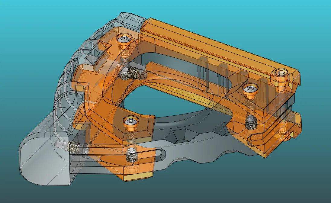 Tay cầm phụ cho súng LYNX (Pyrangle V5) theo tiêu chuẩn EU