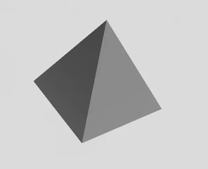 Kim tự tháp low poly nghệ thuật 3D