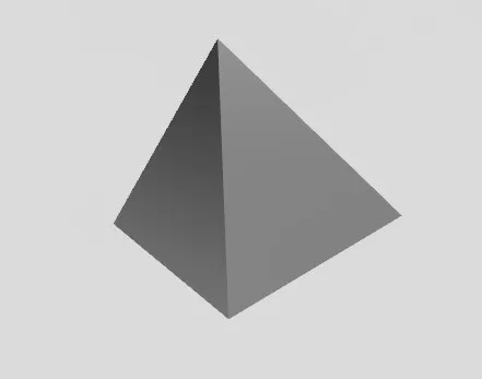 Kim tự tháp low poly nghệ thuật 3D