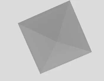 Kim tự tháp low poly nghệ thuật 3D