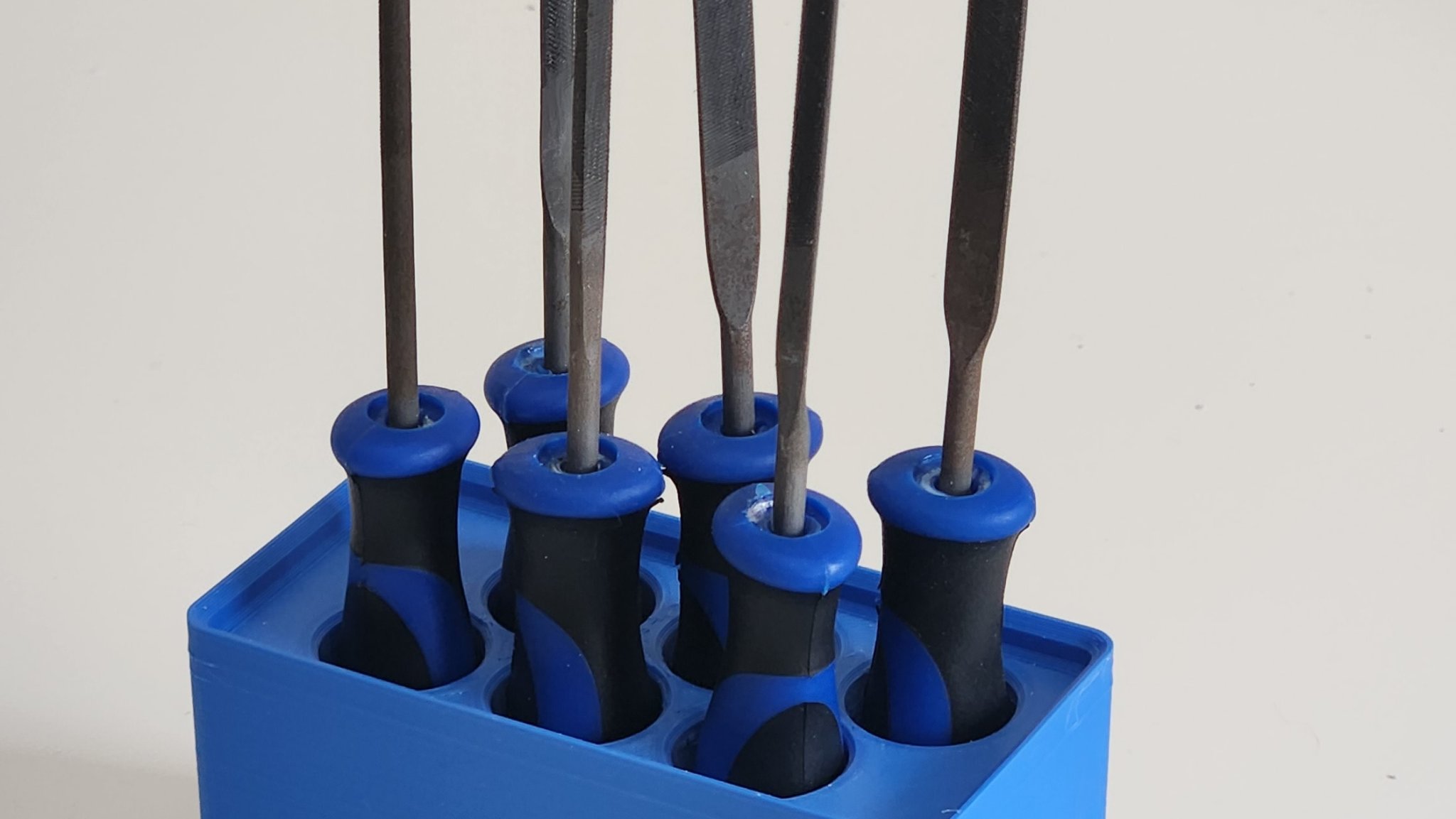 Giá đỡ file Gridfinity 1x2 cho bộ dụng cụ sở thích