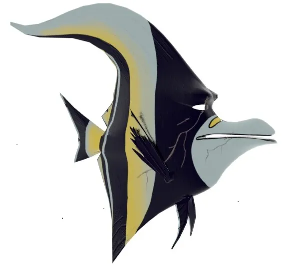 Nam châm tủ lạnh Gill và Bubbles từ Finding Nemo