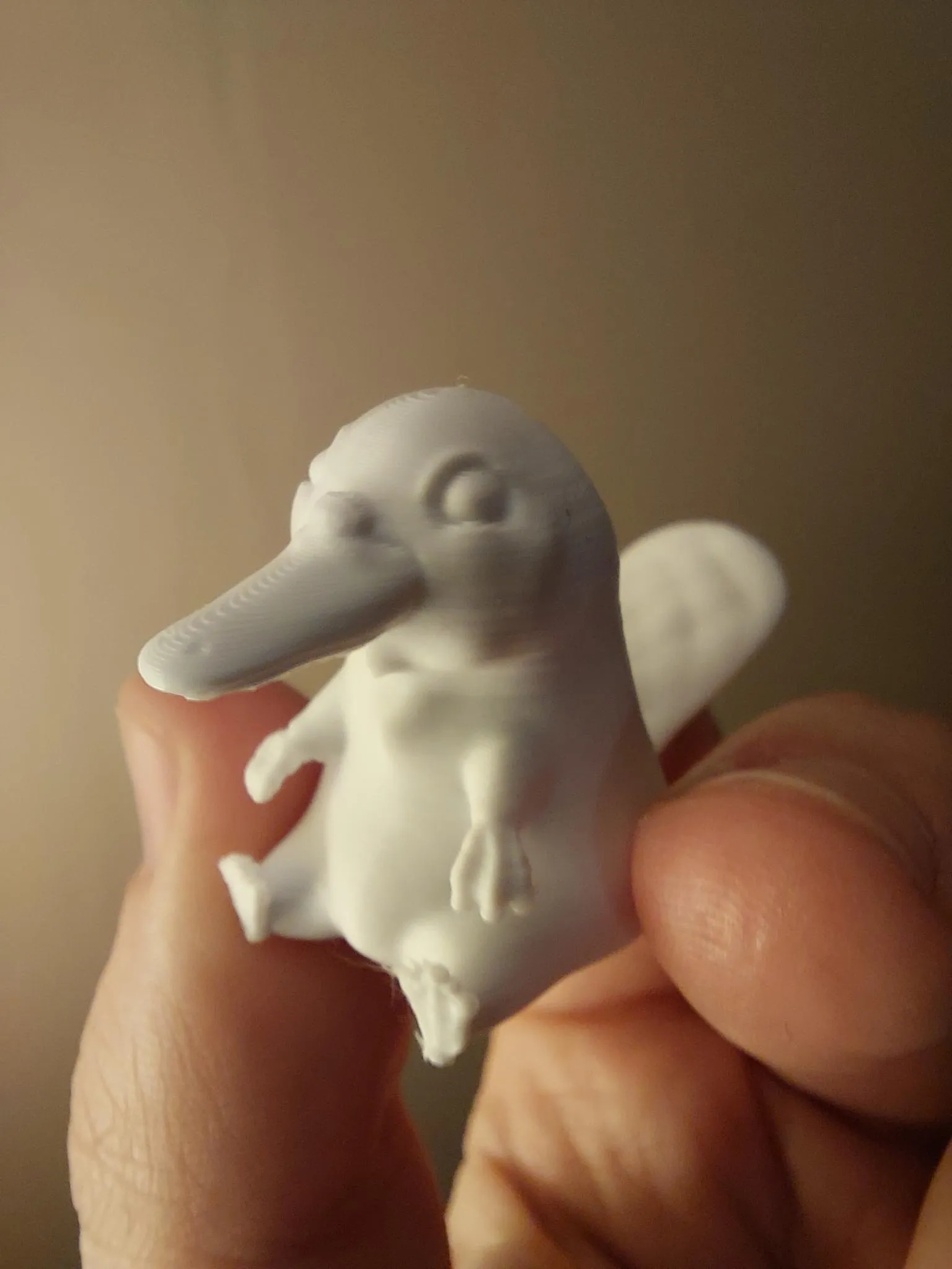 Nhân vật thú mập mạp Platypus trong Blender