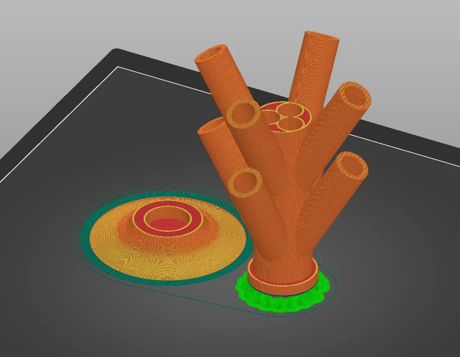 Giá đỡ bút chì/ cọ vẽ xoay 2 phần